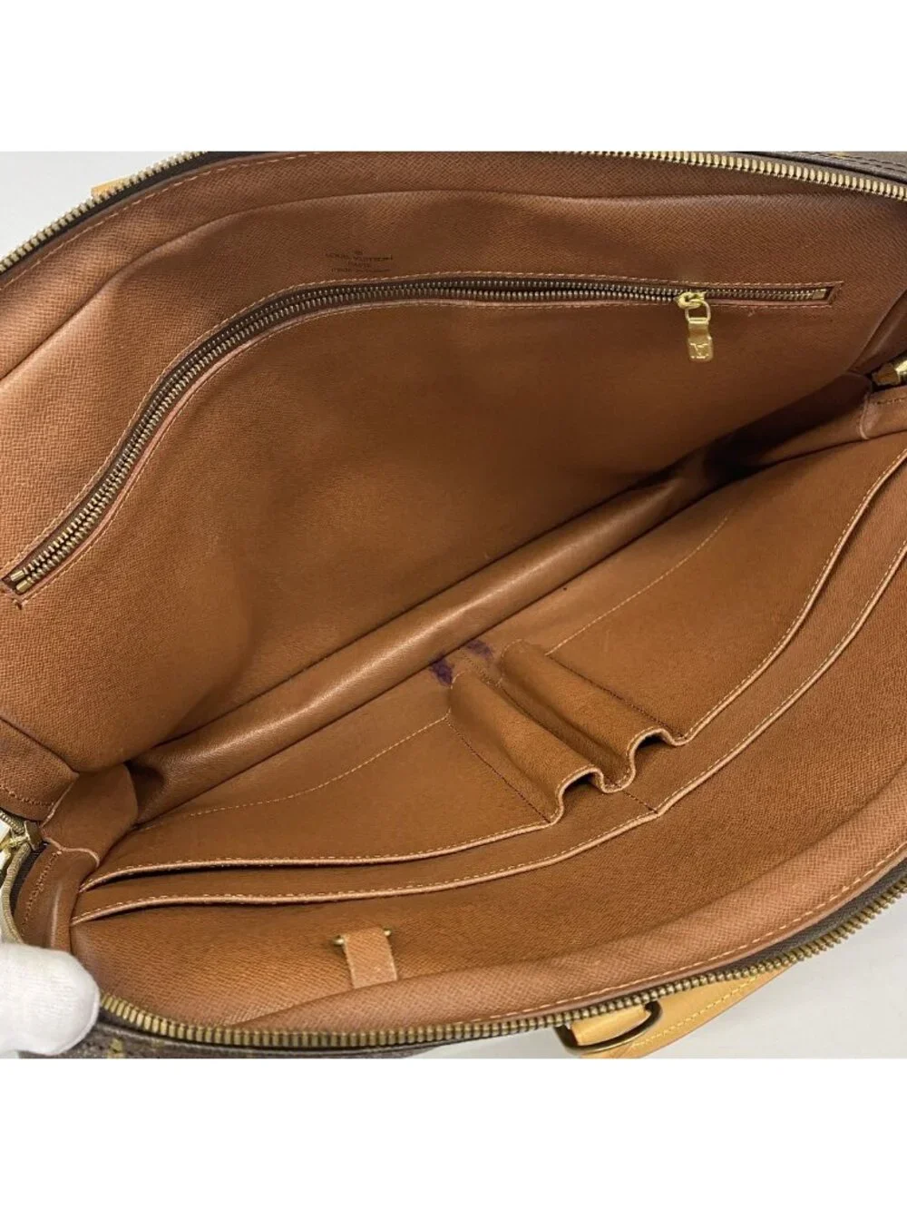 Louis Vuitton Business Bag Monogram Porte Documents Voyage Brown